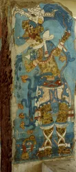 Seigneur mexicain à Cacaxtla, période Classique tardive